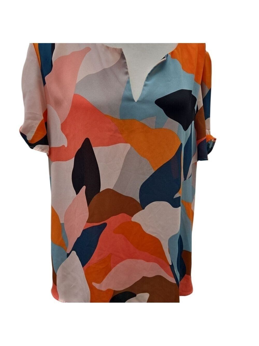 DR2 Women's Colorful Abstract Blouse